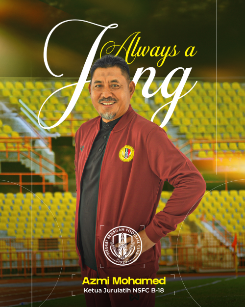 Featured image for “Negeri Sembilan FC Umumkan Azmi Mohamed Sebagai Ketua Jurulatih Bawah 18 Tahun (Piala Belia)”